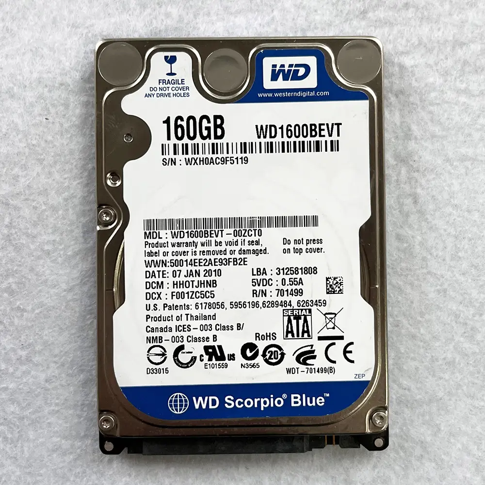 Original Hard Disk HDD 2.5 inch 160Gb 320Gb 1TB 2TB Hard Suitable For Laptop SATA 3.0 Slim Hard Disk From m.alibaba.com