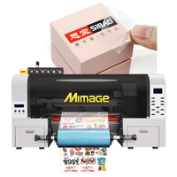 Petite machine d'impression UV tout-en-un pelliculage de film en feuille d'or 2 en 1 imprimante UV DTF d'autocollants en or A4 A3