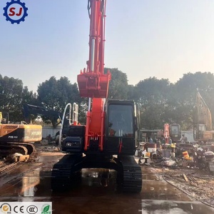 Excavadora de cadenas Hitachi ZX120 usada de 12 toneladas, original japonesa, en venta con video de inspección, alta calidad - Product Image 3