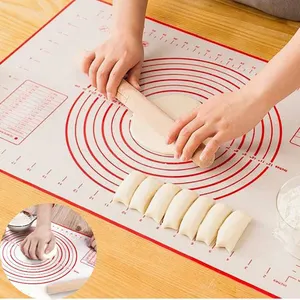 2021 Hot Selling non-slip silicone pastry mat kitchen extra large silicon mats silicone baking anti-slip mat With Measurements