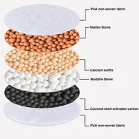 Robinet de Douche Universel 6 Couches avec Filtre Purificateur d'Eau Anti-éclaboussures Économiseur d'Eau pour Salle de Bain et Cuisine