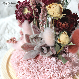 San Valentín 2024 <span class=keywords><strong>flores</strong></span> <span class=keywords><strong>silvestres</strong></span> preservación floral cúpula de cristal para artículos de decoración del hogar - Product Image 6