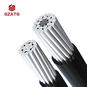 Cable de aluminio de un solo núcleo personalizado de fábrica 25mm2 35mm2 50mm2 -500mm2 16mm2 cables de alimentación aéreos