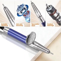 Machine à ongles électrique silencieuse sans balais portable et de bureau 40000 tr/min avec base de charge magnétique