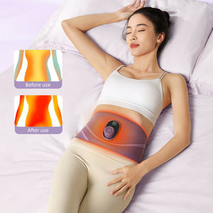 Masseur de taille multifonctionnel à lumière rouge et verte, chauffant, massage par vibration EMS, abdomen et dos, moxibustion - Product Image 4