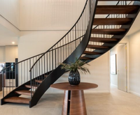 Lustre Optima Stair Long, grand lustre moderne de luxe, suspension en verre