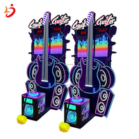 Machine de poinçon de boxeur d'arcade de boxe Machine de jeu de boxe d'amusement à jetons Machine de boxe à un poinçon avec marteau