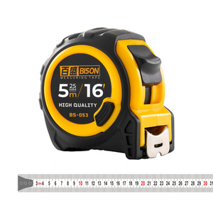 Nivel de burbuja de acero inoxidable métrico TEBAK de alta calidad con bloqueo automático, magnético, precisión de 27 mm, 5m, 7.5m, 8m, 25 pies, 33 pies - Product Image 4