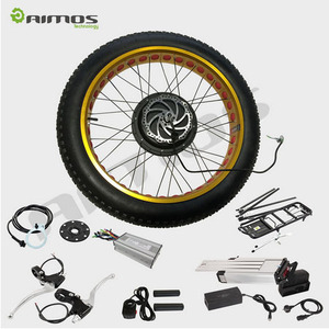 Aimos Hot Bán 250W/500W/1000W Hub Động Cơ E Bike Kit 20Inch/26Inch Mỏng/Chất Béo Lốp Xe Đạp Điện Chuyển Đổi Kit - Product Image 3