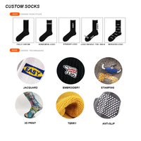 Dégradé coloré hommes sport Elite basket-ball chaussettes logo personnalisé serviette épaissie athlétique équipage chaussette