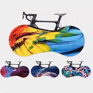 Sac de rangement de Protection de vélo imprimé personnalisé Anti-poussière couverture de roue de vélo extensible à haute élasticité - Product Image 4