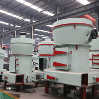Broyeur à micro-poudre haute pression Sinoma 1,0-4 T/h pour la production de poudre de calcaire et de gypse, avec moteur à rouleaux Raymond et roulement
