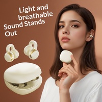 Earphone Bluetooth X30 Clip On Jarak Jauh Kualitas Suara Tinggi Tanpa Pengurangan Kebisingan Dalam Telinga Olahraga Lari Universal
