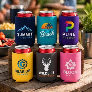 Funda de Neopreno para Latas de 12 oz, Reutilizable, Aislante, para Refrescos y Cerveza - Portavasos Plegable con Logotipo Personalizado - Product Image 5