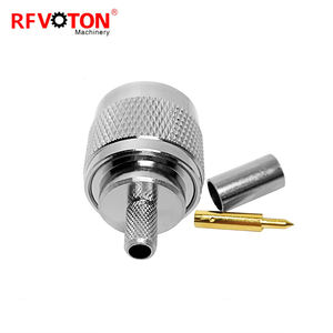 Fabriekslevering Voor Rg58 Kabel Rf Connector N Type N Mannelijke Crimp Plug Rechte Koperen Messing Rf Coax Connector Converter - Product Image 4