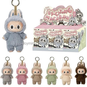 PopMart 100% Original The Monsters Fall in Wild Labubus Macaron Jouets Cadeaux pour Enfants Série Figurines d'Action Boîte Mystère Macaron - Product Image 1