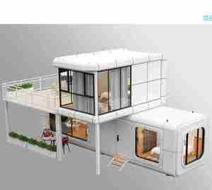 Capsula Spaziale Mobile <span class=keywords><strong>di</strong></span> Alta Qualità con Pannelli Sandwich, Costruzione Eco-Sostenibile, Design Intelligente, Appartamento Moderno e <span class=keywords><strong>Villa</strong></span> - Product Image 1