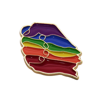 2025 nouveau Logo de conception gratuite personnalisé émail doux broche dessin animé visage souriant tournesol fierté homosexualité arc-en-ciel émail épinglette