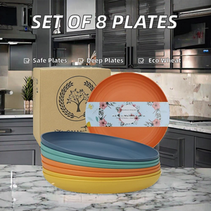 Misonyo Handmade Handpainted Nordic <b>Ceramic</b> Porcelain <b>Plate</b> Durable Matte White Purple Dishwasher Safe Wedding Party Dessert - Product Image 2