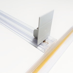 Affichage de réfrigérateur de supermarché au détail alimentation automatique bouteille à ressort en plastique réglable système de poussoir d'étagère de boisson en conserve pour boissons - Product Image 6