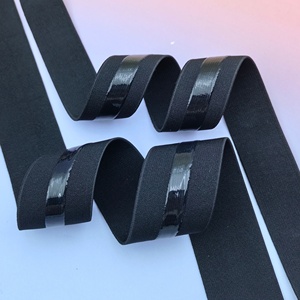 แถบยางยืดกันลื่นแบบกำหนดเอง ผลิตจากผ้าสแปนเด็กซ์/โพลีเอสเตอร์ ทอแบบแจ็คการ์ด สำหรับเสื้อผ้า รองเท้า สิ่งทอ<span class=keywords><strong>ใน</strong></span>บ้าน และกระเป๋า - Product Image 1