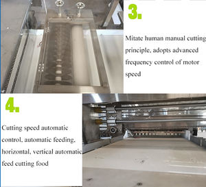 Dos cuchillas de corte, máquina formadora de barras de cereales de caramelo de maní, línea de producción de barras de granola crujientes de sésamo - Product Image 4