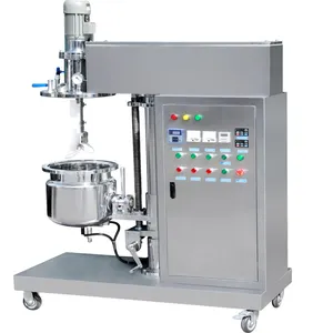 Mesin pencampur krim peralatan produksi kosmetik homegenizer Mixer pengembali vakum