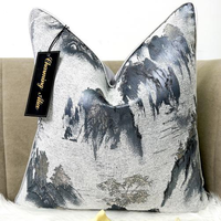 Housse de coussin décorative pour la maison en jacquard, différentes couleurs luxueuses, nouveaux designs tendance, housses de coussin décoratives