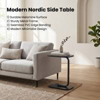 Table basse convertible moderne et minimaliste en mélamine et métal, écologique et durable, pour salon, prix compétitif, vente en gros
