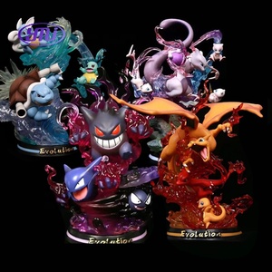 Jouets en PVC Pocket <span class=keywords><strong>Monster</strong></span>, jouets LED, figurines d'action, Squirtle, Blastoise, Mewtwo, figurine de boîte aveugle manga, jouet Gengar, Charizard - Product Image 4