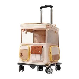Cat bag, portable and lightweight cat <b>backpack</b>, <b>large</b> capacity, space capsule <b>backpack</b>, dog bag, pet trolley case - Product Image 1