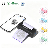 Imprimante thermique de tatouage en gros de 3 pouces, 202g, mini portable avec BT USB C, OEM ODM, logo personnalisé et service professionnel pour studio