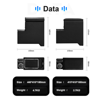 Boîte de rangement pour console centrale de voiture sur mesure, best-seller, avec port de charge pour Toyota Hybrid Taxi de Hong Kong