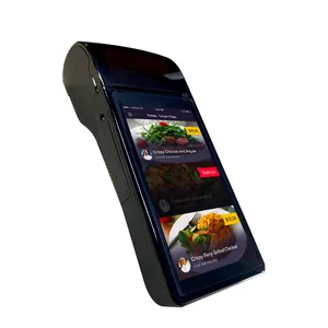 Sistema POS Android AP02 con lector de tarjetas inteligentes, impresora térmica de 58mm, terminal de punto de venta con pantalla táctil de 5 pulgadas para estación de servicio