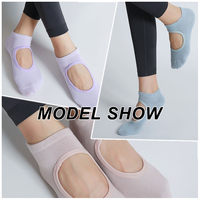 Vente en gros de nouvelles chaussettes personnalisées Fabricant de chaussettes antidérapantes antidérapantes de haute qualité Pilates personnalisées
