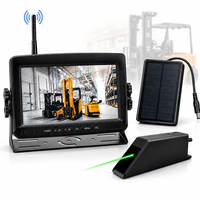 Toptan Kablosuz Forklift Kamera Sistemi 7 İnç Monitör Su Geçirmez Gece Görüşlü Manyetik Kamera Kiti Kör Nokta İzleme İçin