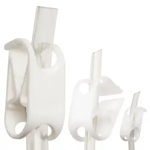समायोज्य अपनाना Waterstop क्लिप आसव लाइन प्लास्टिक चुटकी रॉबर्ट चिकित्सा Clamps
