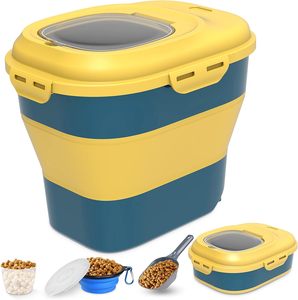 Conteneurs de stockage de céréales pliables en plastique étanches <span class=keywords><strong>et</strong></span> scellables <span class=keywords><strong>pour</strong></span> <span class=keywords><strong>farine</strong></span>, <span class=keywords><strong>sucre</strong></span>, riz, cuisine - Product Image 6