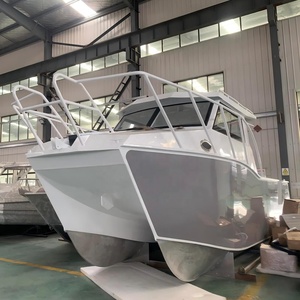 All Welded 8.8m Aluminum Sport Leisure <b>Entertainment</b> Fishing Yacht Luxury Boat Party Sightseeing Cruising 400HP - Product Image 2