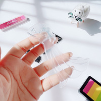 Sceau de timbres transparents rétro en caoutchouc transparent pour bricolage, scrapbooking, fabrication de cartes, timbres décoratifs, dentelle, 99 Designs