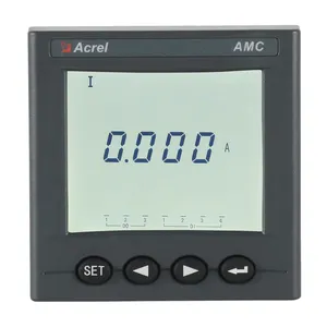 AMC Series AMC72L-DV, pengukur daya yang dapat diprogram komunikasi RS485 Output 4 ~ 20mA DC CE sertifikat fase tunggal energi Digital