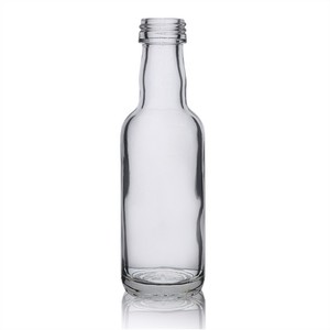 Mini Botellas Vacías Transparentes para Licores y Bebidas Espirituosas con Tapa Negra de 1.7 oz / 50 ml, Mini Botellas de <span class=keywords><strong>Alcohol</strong></span>, Botella para Salsa Picante para Vodka - Product Image 5