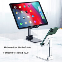 Vente chaude Pliable Bureau Mobile Support De Téléphone Stand Universel Réglable Bureau Smart Phone Tablette PC Support
