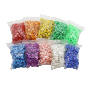Anillas <span class=keywords><strong>para</strong></span> Patas de Palomas, 10 Colores, ID 8mm, N.º 001~100, Tipo Abierto, <span class=keywords><strong>para</strong></span> Palomas de Competición, Loros, Aves de Corral, Pollos, 100 Unidades - Product Image 1