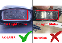 Lampe de blanchiment des dents laser 14 LED approuvée CE Gel H2O2 non toxique 8000 heures de vie pour une utilisation polyvalente en clinique dentaire