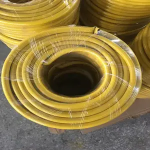 Bahan PVC 300 PSI semua warna serat fleksibel dikepang minyak penguat air 8mm selang udara