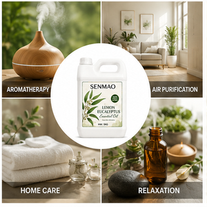 Huile d'eucalyptus citronné pure et naturelle ; Répulsif contre les moustiques et propriétés antibactériennes ; Convient pour l'aromathérapie à domicile. - Product Image 2