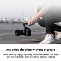 Adaptateurs universels pour montage sur griffe froide SmallRig Video Rig 3, poignée supérieure, broches de localisation 1/4 et 3/8, poignée ARRI pour cage de caméra DSLR