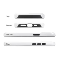 Funda de Celular Sublimable en Blanco para Máquina de Sublimación 3D, Carcasa para Teléfono con Impresión por Transferencia de Calor