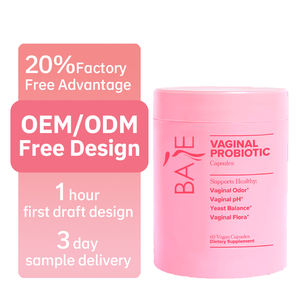 女性の栄養性貧血改善のためのカスタムフレーバー付きベース/OEM天然プロバイオティクス、100億CFUハードゼラチンカプセル - Product Image 1